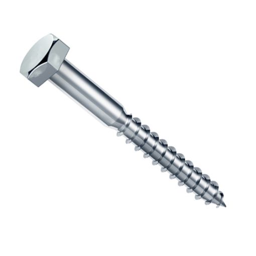 Imagen de Tornillo HSI® DIN 571 de 8 x 60 mm 1/2 rosca SW13 Zincado